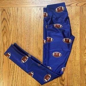 Blue leggings